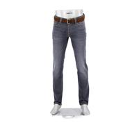Alberto Herren Jeans Pipe, Regular Fit, Baumwolle T400®, dunkelgrau, 35/30
