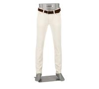 Alberto Herren Jeans Pipe, Regular Fit, Baumwolle T400®, ecru weiß, 38/36
