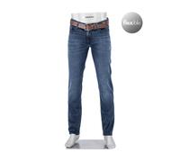 Alberto Herren Jeans Pipe, Regular Fit, Baumwolle T400®, navy blau, 34/34