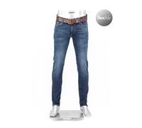 Alberto Slim Fit Jeans blau, Einfarbig