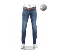 Alberto Slim Fit Jeans blau, Einfarbig