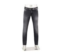 Alberto Herren Jeans Slipe, Tapered Fit, Baumwoll-Stretch, dunkelgrau, 31/32