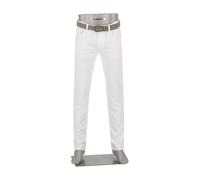 Alberto Pipe Regular Fit Jeans weiss, Einfarbig