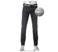 Alberto Regular Fit Jeans Anthracite, Einfarbig