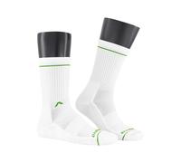 Alberto Herren Socken, Bio Baumwolle, weiß-grün, S