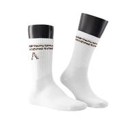Alberto Socken Herren Baumwolle weiß, L