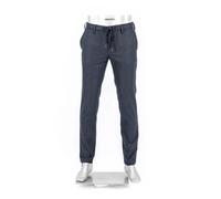 Alberto Hosen Herren Slim Fit Flanell blau, 32/34