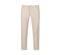 Alberto Rob Slim Fit Hose Light Beige, Einfarbig