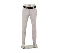 Alberto Herren Hose Rob, Slim Fit, Jersey, braun gemustert, 34/34