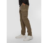 Alberto Herren Cargohose John, Slim Fit, Cord, greige beige, 32/34