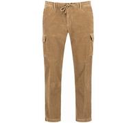 Alberto Herren Cargohose John, Slim Fit, Cord, sand beige, 34/30