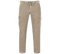 Alberto John Slim Fit Cargohose Nature, Einfarbig