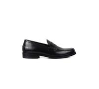 Alberto Loafer - Shiny Black Calfskin Leather Loafers - Gr. 42,5 (EU) - in Schwarz - für Damen