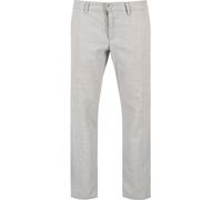 Alberto Chino Herren Regular Fit Baumwolle-Leinen Grau, 38/30