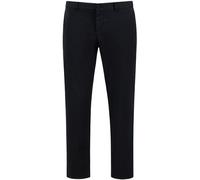 Alberto Klassische Chino-Hose in Schwarz, Größe 3434