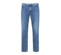 Alberto Jeans Herren Pipe Regular Fit Baumwoll-Stretch COOLMAX® Dunkelblau 33/32