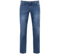 Alberto Super Stretch Dual Fx® Denim Regular Fit Jeans dunkelblau, Washed