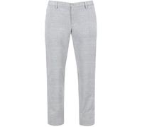 Alberto Printed Jersey Slim Fit Stoffhose grau, Einfarbig