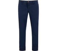Alberto Herren Hose Chino Bike, Regular Fit, Baumwoll-Stretch, dunkelblau, 32/32