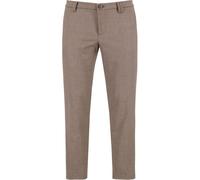 Alberto Regular Fit Hose braun, Mikromuster