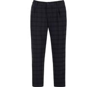 Alberto Bundfaltenhose Herren Regular Fit Flanell grau, 36/32