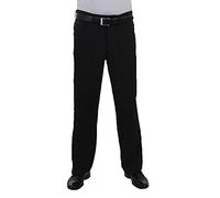 ALBERTO Regular Slim Fit Hose schwarz