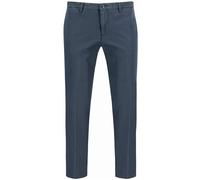 Alberto Herren Hose Chino Rob, Slim Fit, Baumwolle, dunkelblau, 31/34