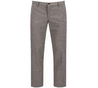 Alberto Herren Hose Rob, Slim Fit, Baumwolle, grau meliert, 38/34