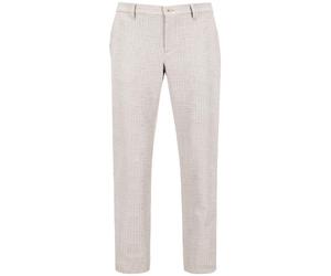 Alberto Rob Slim Fit Stoffhose hellbraun, Kariert