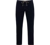 Alberto Slim Fit Cordhose dunkelblau, Einfarbig