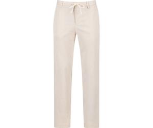Alberto Summer Stripe Slim Fit Hose beige, Einfarbig