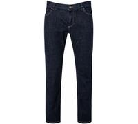 Alberto Super Stretch Authentic Denim Slim Fit Jeans dunkelblau, Einfarbig
