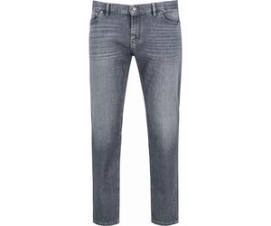Alberto Super Stretch Dual Fx® Denim Slim Fit Jeans grau, Einfarbig