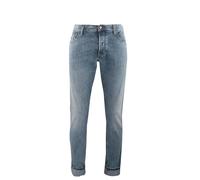 ALBERTO Tapered Fit Fit Jeans SLIPE Japan Denim hellblau Größe W32 L34