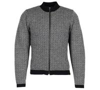 Albmerino - Jacke Wolly - Wolljacke, Gr. XL, grau (Schwarz/Rohweiss)