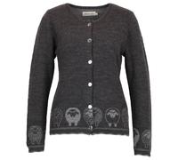 Albmerino - Women's Strickjacke Schäfle - Wolljacke, Gr. XS, grau (Anthracite/GreyMottled)