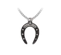 Alchemy England Anhänger - Mala Fortuna Totenkopf Hufeisen Gothic Talisman Halskette