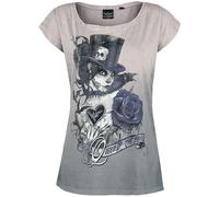 Alchemy England Queen Of The Dead T-Shirt rosa in XL