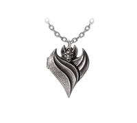Alchemy Gothic Darken Heart Locket Halskette multicolor