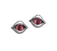 Alchemy Gothic Demon Eye Studs Ohrstecker-Set silberfarben