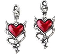 Alchemy Gothic Devil Heart Studs Ohrstecker-Set multicolor