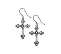 Alchemy Gothic Devotion Crosses Earrings