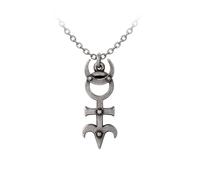 Alchemy Gothic Dr. Dee's Monad Halskette silberfarben
