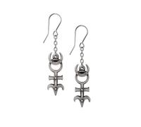 Alchemy Gothic Dr. Dee's Monad Ohrhänger silberfarben