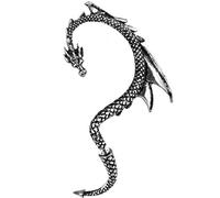 Alchemy Gothic E274L Ohrmanschette, Drachen-Design, für linkes Ohr, Pfelegeanweisungen (evtl. nicht in deutscher Sprache)