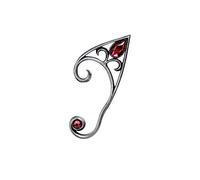 Alchemy Gothic Elvyn Earwrap (Links) Frauen Ohrstecker silberfarben Hartzinn Gothic, Rockwear