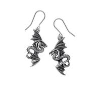Alchemy Gothic Flight of Airus Frauen Ohrhänger silberfarben