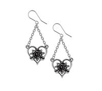 Alchemy Gothic Ohrringe Heart of Blackness – Paar
