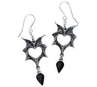 Alchemy Gothic Love Bats Ohrhänger silberfarben