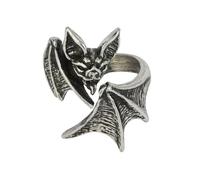 Alchemy Gothic Nighthawk Wrap Ring Ring silberfarben